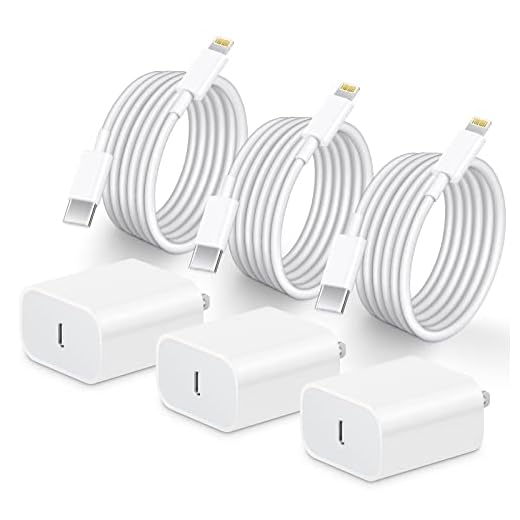 USB C Fast Charger -MFi Certified - 20W PD Fast Charger with 6FT C to Type C Charger Adapter for iPhone 12/12 Mini/12 Pro/12 Pro Max/11 Pro Max/XS Max/XS/XR/X,iPad Pro