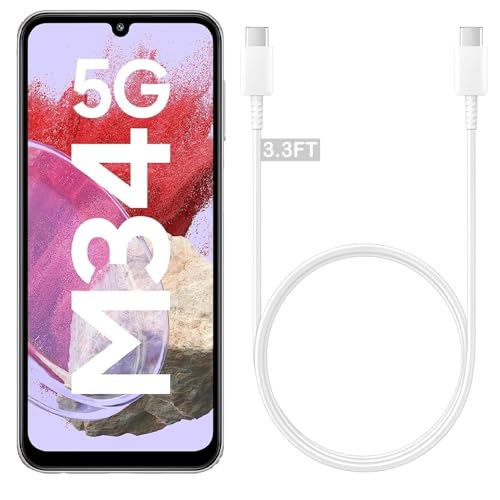 Image of Original 25W USB Type C Mobile Charger Superfast Charging Compatible with Samsung A55 and 25W Charger F15,A15,S21,S21+,S21 Fe,S22,S23,M14,M15,M33 5G,M34,A15,A35,A54,F14-White