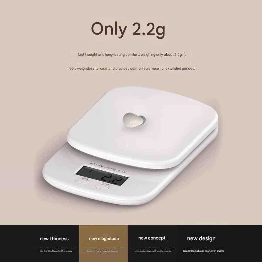 7S Pro Mini auriculares invisibles para dormir Bluetooth 5.4 - Auriculares intrauditivos inalámbricos ultra pequeños para dormir de lado, tiempo de reproducción de 48 horas, modo nocturno sin