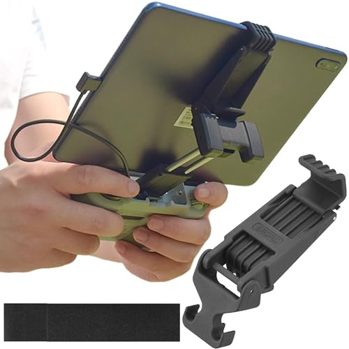 SQAQS Tablet Stand Foldable, Clip de Support Extensible RéGlable, Drone Remote Control Holder Without Disassembly, pour Mavic 3 Air 2 Air 2s Mini 2 TéLéCommande, Pas...