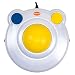 BIGtrack 2.0 Trackball - for Users who Lack Fine Motor Skills to Use a Mouse. A Big 3” Trackball With 2 Blue (Left and Right Mouse) Buttons -#12000006