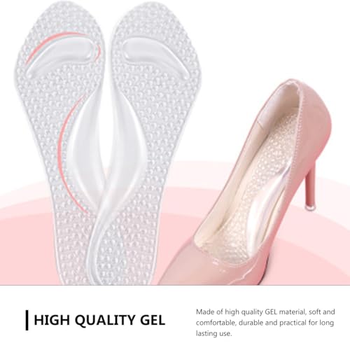 Plantillas de gel para tacones altos, 2 pares, soporte y masaje miniatura 3