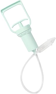 ZVD Aspirador Nasal, Aspirador Nasal PortáTil de Mano, Removedor de Moco de SuccióN Fuerte de, de La CongestióN con CóModa Bomba de Mano para NiñOs Y Adultos (azul)