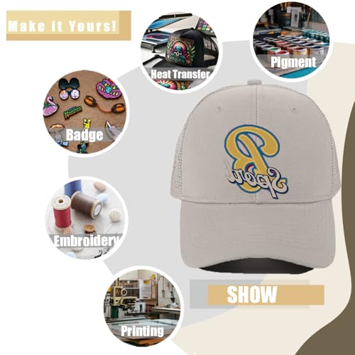 Image of ZH 12 Pack Mesh Trucker Hats, Bulk Baseball Caps for Men and Women, Trucker Cap Wholesale