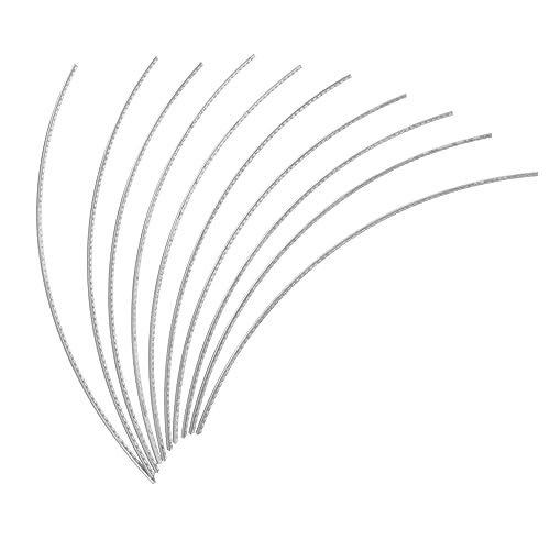 Levemolo 10個本 エレキギター用フレットワイヤー 製 ギター製作 修理用アク