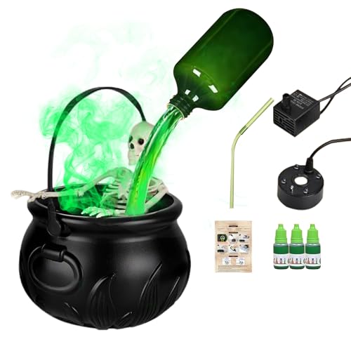Halloween- -Dekoration – Schwarze Schüssel, Hexen-Kettle-Party-Set | Halloween-Wellenzubehör für den Innenbereich, für Wohnzimmer, Schreibtisch Halloween- -Dekoration – Schwarze Schüssel, Hexen-Kettle-Party-Set | Halloween-Wellenzubehör für den Innenbereich, für Wohnzimmer, Schreibtisch