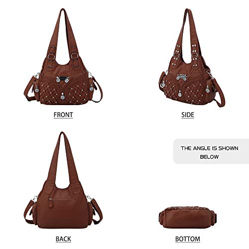 Image of Angel Barcelo Purses for Women Large Shoulder Bag Soft Hobo Bags for Women
