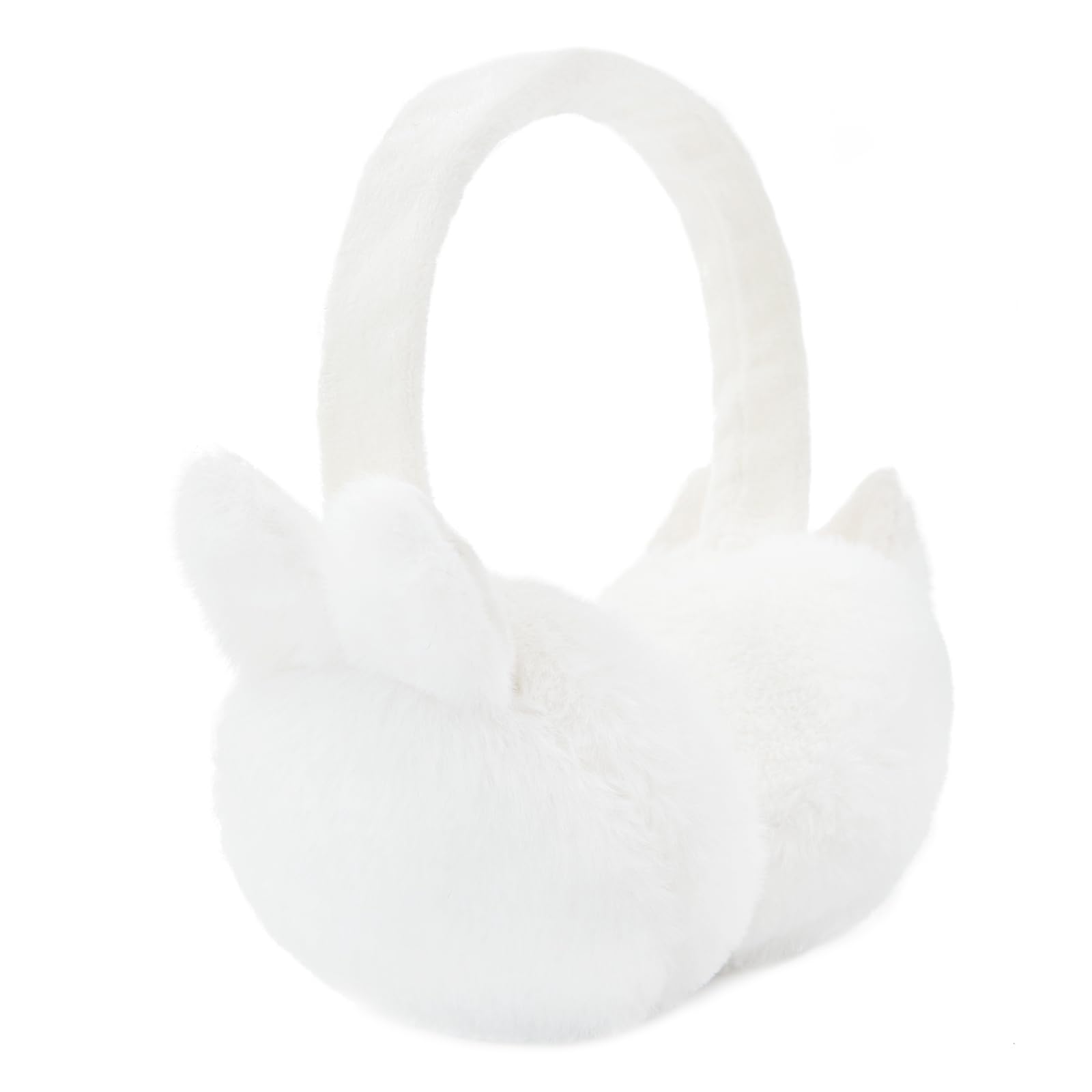 Kids Winter Earmuffs Baby Warm Ear Muff Girls Cute Furry Ear Warmers Boys Foldable Ear Covers for Cold Weather