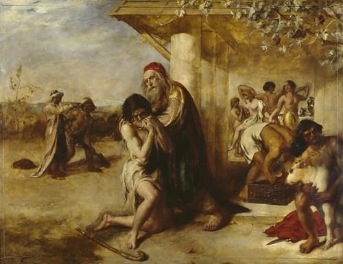 Graffiti Impression Toile William Etty Poster Original Décoration de Bureau Mur Vide