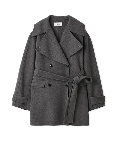 Amazon.co.jp: [フレイ アイディー] ウールリバーミドルAラインコート