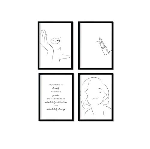 Pinearts Premium Poster Set - Marilyn Monroe Poster Vintage Deko Cover