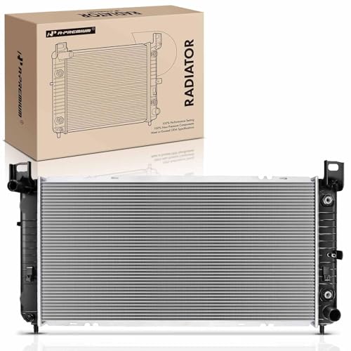 A-Premium 34' Engine Coolant Radiator Compatible with Chevy Silverado, Suburban, Tahoe & GMC Sierra,...