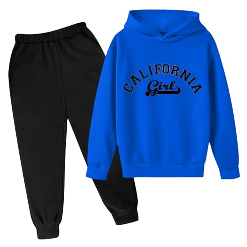 Generisch Conjunto de traje para niños y jóvenes, conjuntos de ropa para niños con empalme + pantalones y tops y sudadera con capucha para niños ropa para niños trajes pantalones primavera y otoño