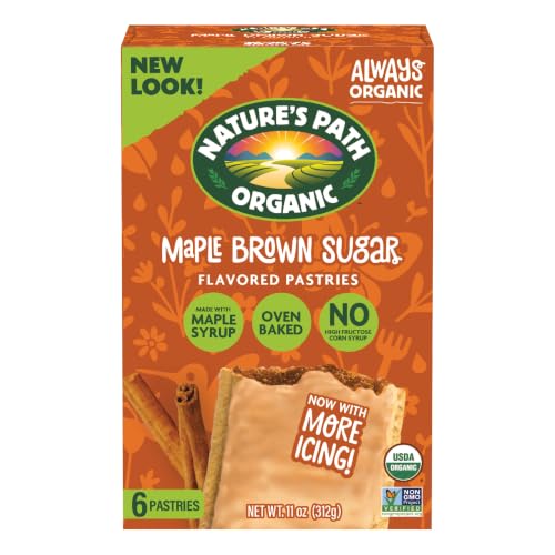 Nature's Path Organic Maple Brown Sugar Toaster Pastries, 11 oz (Pack of 12)