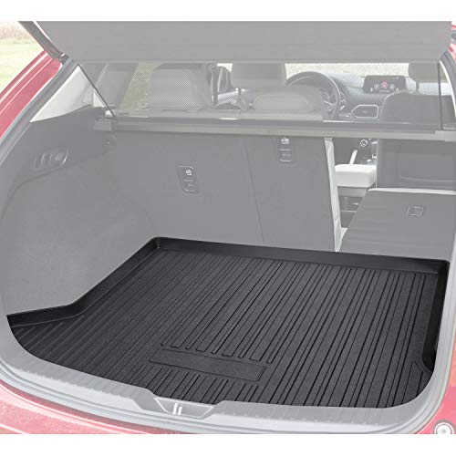 E-Cowlboy Trunk Cargo Liner Mat Tray For Mazda Cx-5 2017-2021 2022 Heavy Duty Waterproof Custom Fit - All Weather Odorless (Black) #TOP6