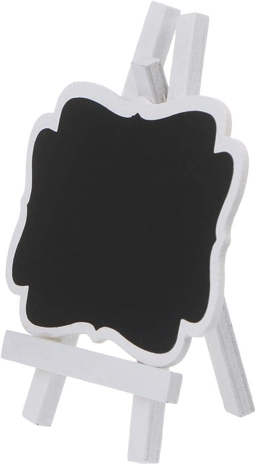 Wooden Chalkboard Blackboard Frame Message Table Number Wedding Party Decor Place Card Holders for Table Gold