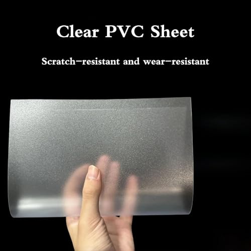 Planches rigides givrées en PVC imperméable pour pochoirs réutilisables - 4