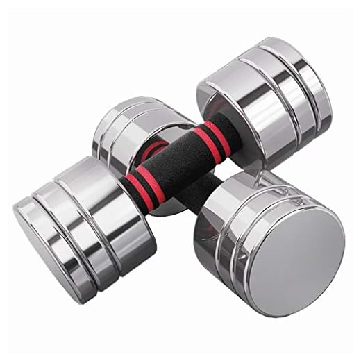 Diwa Hantelset hantel, galvaniserande hantel massivt stål hantel män fitness hantel justerbar hantel vikt par, inkluderar presentask hem fitness hantel (färg: 10 kg/22 IB x 2)
