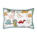 Vicloon Federa per Cuscini per Bambini, 40X60 cm Fodera per Cuscino, Federa Decorativa per Cuscino Federa Cuscino in 60 Fili Cotone, Federa per Cuscino da Viaggio, Modello di Dinosauro