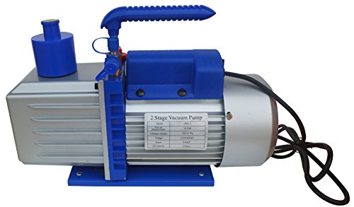 2-Stage High Performance Double-stroke Oil-rotating Vane 7 CFM Vacuum Pump 110V(Item #160800)