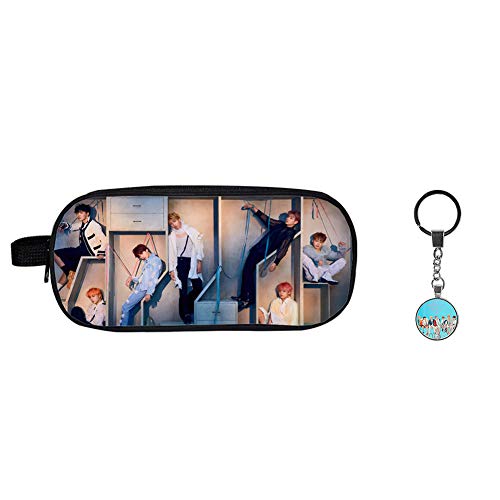 yeleo trosetry BTS tendrá, bolso de Oxford con 2 compartimentos de gran capacidad con BTS llavero, color H21