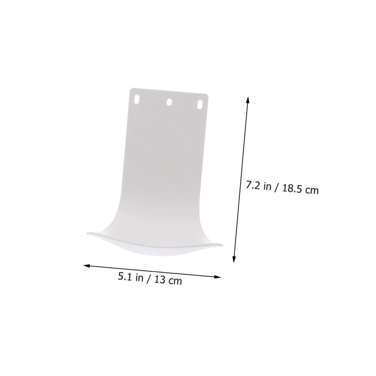Gadpiparty 3 pezzi Vassoio Sapone da Parete in Abs Supporto Antiscivolo per Dispenser Automatici Protegge Pavimenti da Schizzi in Bagno e Cucina
