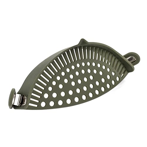 Facynde Passoire Alimentaire en Silicone - Passoires à pâtes à Spaghetti pour Tous Les Pots, casseroles,Passoire Alimentaire pour Cuisine adaptée à Tous Les Pots et Bols Cover