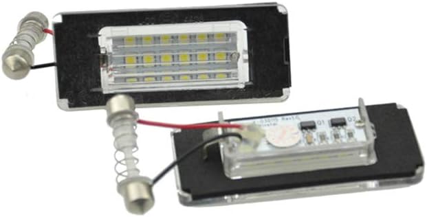 AUTO-STYLE V-030115 Set Custom-fit LED License Plate Lights-Mini One/Cooper/S/Cabrio/Coupe/Roadster R56/R57/R58/R59 2006-2014