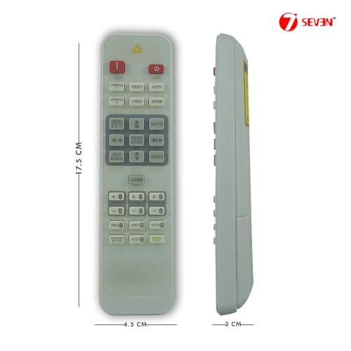 Image of 7SEVEN Compatible BenQ Projector Remote Control Original Fit for Model MX842UST MW843UST EP7730 BX8730ST DX806ST EP7635 MX666 MX766 MX852UST EP7330UST SH753 SU754