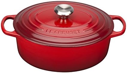 Le Creuset Signature Enamelled Cast Iron Oval Casserole Dish With Lid, 31 cm, 6.3 Litre, Satin Black, 211783100