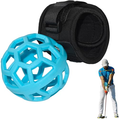 QINGLER Golf Swing Trainer Ball, Outdoor Indoor Home Golf Training Aid Smart Ball, Wrist Training Swing Posture Correction for Beginners Practice, Gift Idea