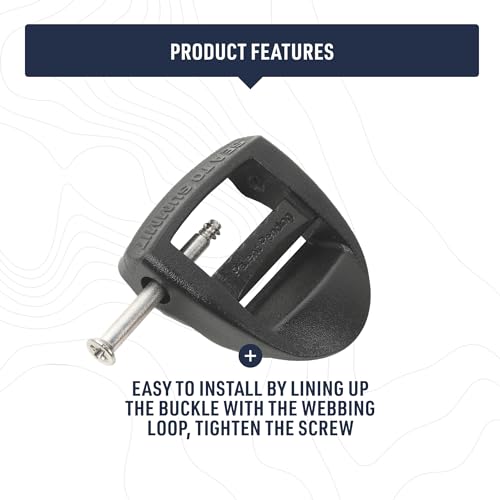 Image of Sea to Summit Field Repair Buckle, Ladderlock 1 Pin - 25mm / 1in, 3-pack