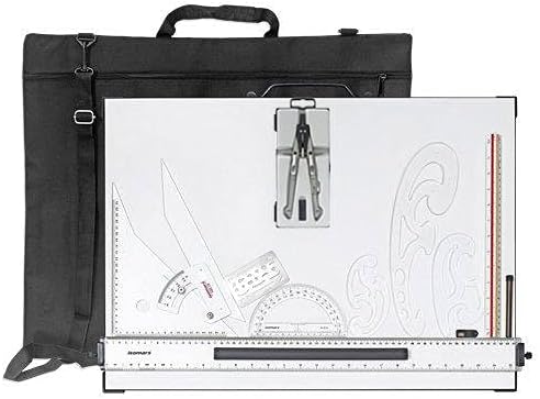 Isomars Architect Kit with Bag Includes Isomars Drawing Board Drafting Board Technical with Carry Handle, Parallel Motion Ruler - A2 Size- 18.5'' x 25"