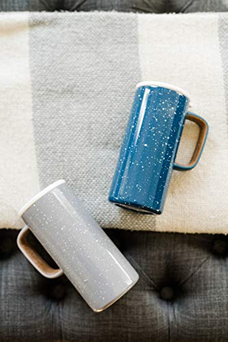 Ello Campy Vacuum Insulated Travel Mug With Leak-Proof Slider Lid And Comfy Carry Handle, Perfect For Coffee Or Tea, Bpa Free, Avalon Sea, 18Oz #TOP5