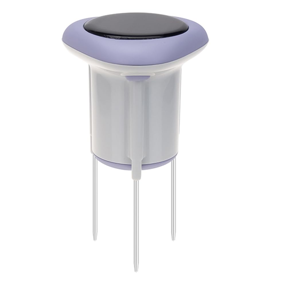 Littimoon Tuya Smart Zigbee Soil Sensor, Solar Soil Sensor Planting Temperature and Humidity Meter IP66 Wireless Soil Tester
