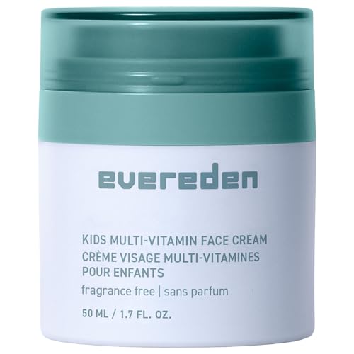 Evereden Kids Face Cream, 1.7 oz. | Fragrance-Free and Kids Face Lotion with SPF 20 | Clean and Non-Toxic Face Moisturizer | Multi-Vitamin Skin Care | FSA Eligible