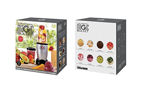 Magic Bullet, elektrische blender, kleine blender, Basic Set van 3, vermogen 200 Watt, grijs, MBR03 - Image 4