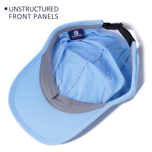 GADIEMKENSD Stretch Running Hat with Soft Brim, Quick Dry, Unstructured, Unisex-Adult