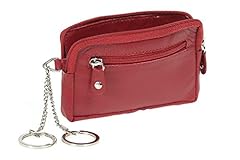 LEAS Portachiavi, Vera Pelle, rosso Special Edition''