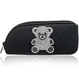 [ＥＬＥＧＡＮＣＥ－ｅ] メガネケース めがねケース サングラス ケース ソフト スリム おしゃれ かわいい レディース 薄型 眼鏡ケース (【色/柄】 テディベア)
