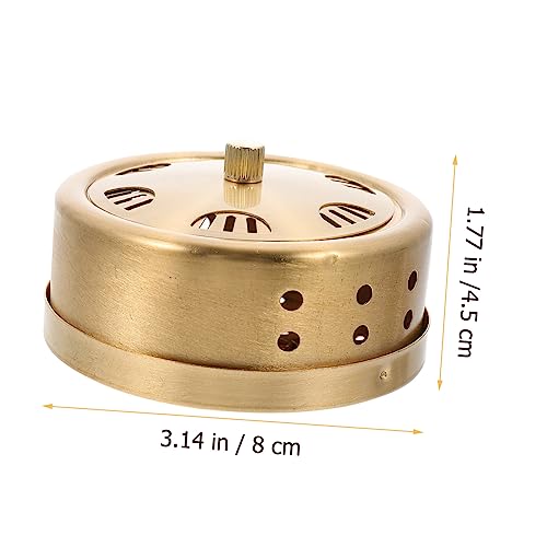Caja de Moxibustión Portátil VALICLUD de Cobre, Quemador de Moxa sin Humo para Alivio de Rigidez Muscular y Terapia de Moxibustión miniatura 2