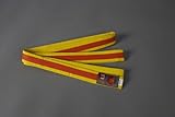 100% Baumwolle Ju-Sports Budogürtel Gürtel, Gelb/Orange, 220