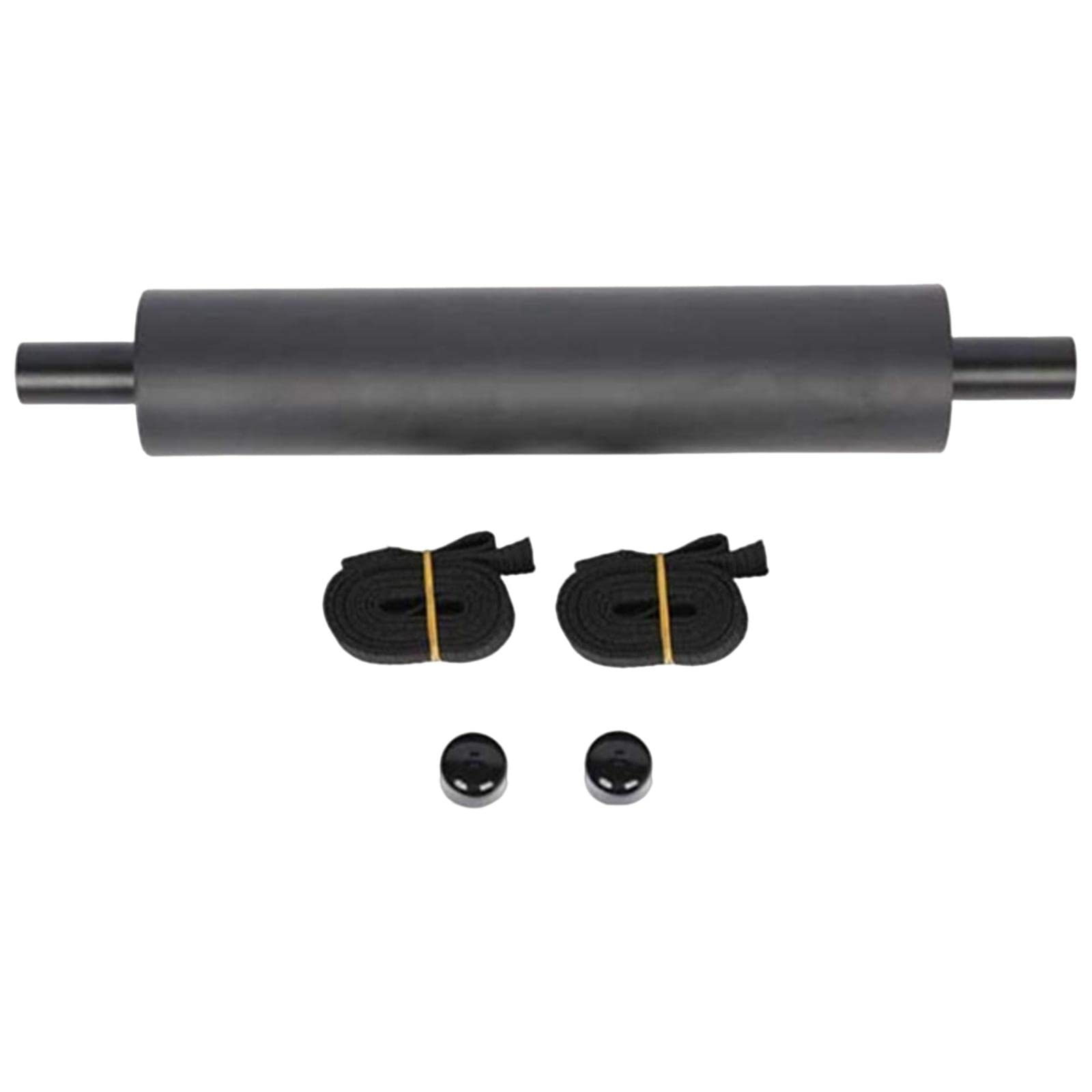 Vaveren Kayak Seat Foot Brace Boat Foot Rest with 2 Straps Convenient Spare Parts Fine Workmanship, Black