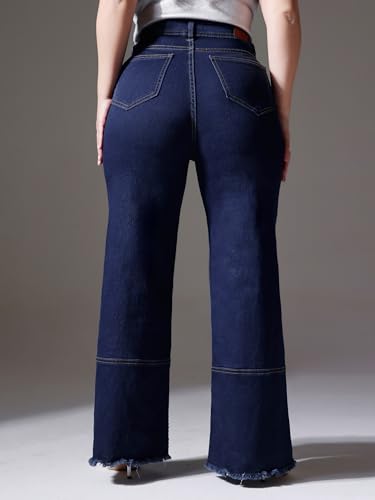 Image of Miss Chase A+ Women's Bootcut High Rise Regular-Length Stretchable Denim Shaping Jeans