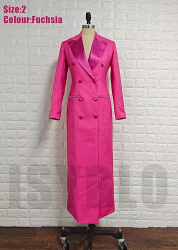 Women's Suit Blazer Women Tuxedo Dress Double Breasted Peaked Lapel for Wedding Cocktail Prom Party3