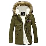 Anlass: Diese Winterjacke aus Baumwolle ist perfekt für kaltes Wetter. Diese Jacke eignet sich nicht nur für den Alltag, sondern auch für Büroarbeit oder Wandern, Bergsteigen, Skifahren, Camping und andere Outdoor-Aktivitäten. Dieser Winterpelzmantel ist perfekt für kaltes Wetter. Mit einer abnehmbaren Fellmütze kann der Wintermantel eine Vielzahl von Tragemöglichkeiten haben, modisch und praktisch