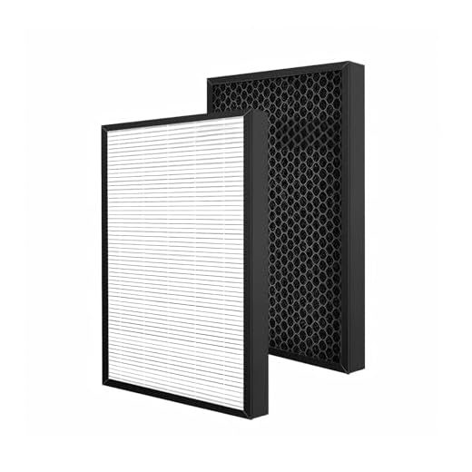 2-in-1-Aktivkohle-Hepa-Filter, Kompatibel Mit TEFAL Pure Air Genius PT3080 PT3080F0 Luftreiniger, Hohe Effizienz, Einfache Installation, Langlebig