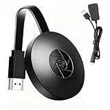 Dongle Wireless Per Schermo Wi-Fi, Adattatore HDMI 4K HD, Ricevitore di Trasmissione Video Continua, Proiettore Senza Fili per iPhone/iPad/Android/Windows/Mac TV Box Mac TV, Netbook, Proiettori, Mio