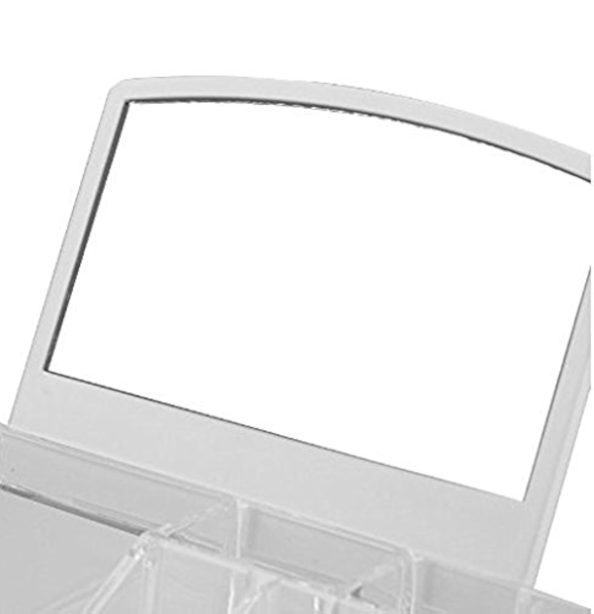 Acrylic Makeup Cosmetic Display Stand with Mirror, Organizer