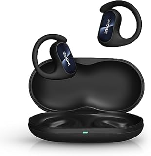 1MORE Fit SE S30 słuchawki bezprzewodowe Bluetooth z 4 mikrofonami do wyraźnych połączeń, dzielona konstrukcja z zaczepami na uszy, IPX5, czas odtwarzania 30H, kompatybilne z iPhone'em i systemem